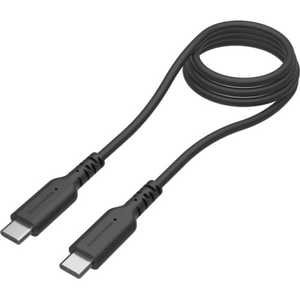 多摩電子工業 PD240W USB-C to Cソフトケーブル 1.0m ブラック 過熱防止 TH302CC10K