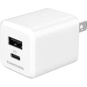 ¿Żҹ PD20W 󥻥ȥ㡼㡼 CA 2ݡ /USB Power Deliveryб /GaN(ⲽꥦ) ѡ TSAP156UCW