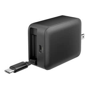 多摩電子工業 PD65W 巻取式コンセントチャージャー ブラック TAP165CK