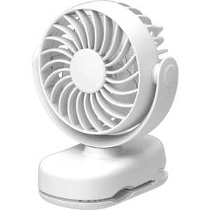 多摩電子工業 クリップ式ハンディファン ホワイト TCP6W