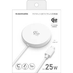 多摩電子工業 Qi2.2対応 25Wワイヤレス充電器 TWC65W