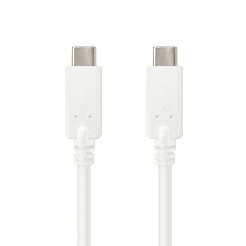 オズマ [iPhone15シリーズ対応]PD60W対応 Type-C to Type-Cケーブル 2m ホワイト [USB Power ...