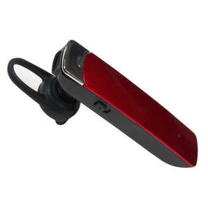 オズマ 片耳ヘッドセット USB充電ケーブル付 (レッド) BT-16RD