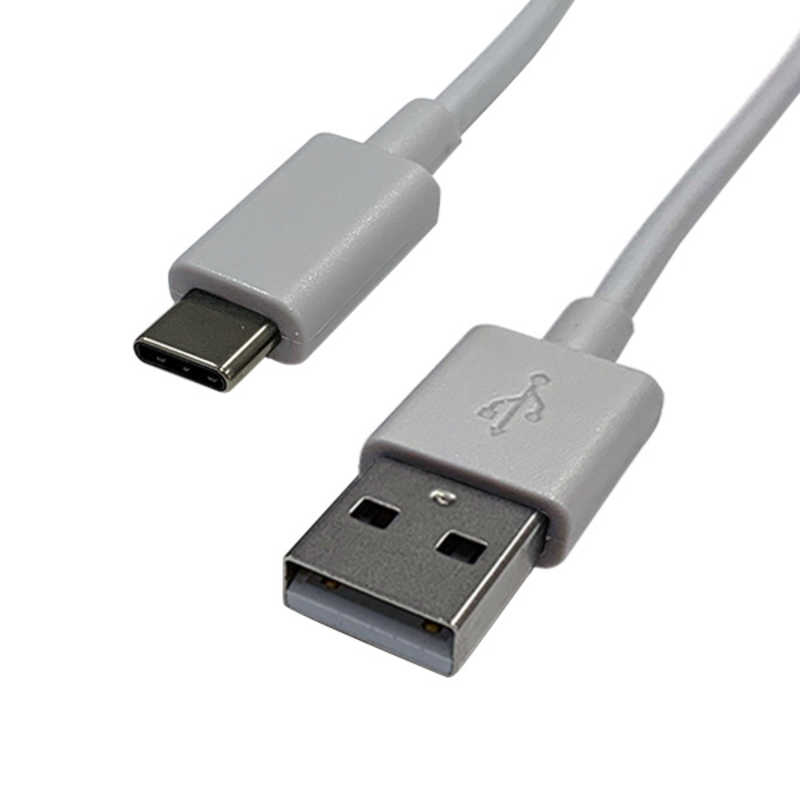 オズマ オズマ USB-C ⇔ USB-A USB2.0 3A対応USBケーブル 充電・転送 1m BKS-UD3CS100W ホワイト BKS-UD3CS100W ホワイト