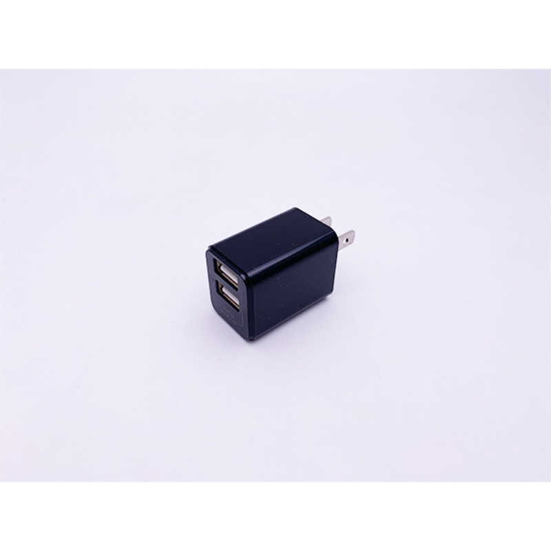 オズマ オズマ AC-USB充電器2.4A (2ポート・ブラック) BKS-ACU224ADK ブラック 【ビックカメラグルｰプオリジナルモデル】 BKS-ACU224ADK ブラック 【ビックカメラグルｰプオリジナルモデル】