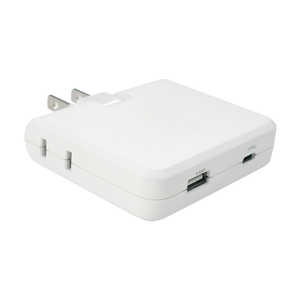 オズマ USB付電源タップ AC2口 USB(Type-C＆USB-A)35W ホワイト ［USB Power Delivery対応 / 2ポート / 30W / Smart IC対応］ TP-A2UCP35WH