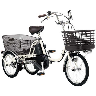 パナソニック電動三輪車 前輪18インチ後輪16インチ 大容量