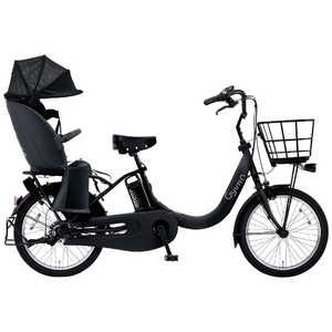 パナソニック　Panasonic 電動アシスト自転車 ギュット・クルーム・R・DX Gyutto ［20インチ /3段変速］ マットチャコールブラック【組立商品につき返品不可】 BE-FRD033B