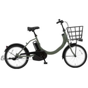 パナソニック　Panasonic 電動アシスト自転車 20インチ SW 特別仕様車(2024年モデル) マットオリーブ 【組立商品につき返品不可】  BE-1FSW011G2