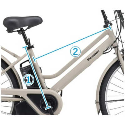 ティモa マットベージュ ティモ・A パナソニック Panasonic 電動自転車