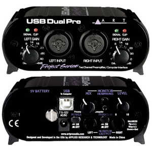 ART 2イン2アウトUSBオーディオ・インターフェイス USB Dual Pre Project Series ART 2イン2アウトUSBオーディオ・インターフェイス USB Dual Pre Project Series