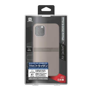 パワーサポート iPhone 12 mini 5.4インチ対応ケース Air jacket Smoke matte スモークマット PPBY-70 パワーサポート iPhone 12 mini 5.4インチ対応ケース Air jacket Smoke matte スモークマット PPBY-70