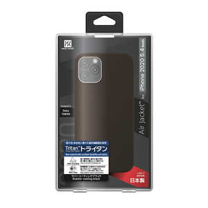 p[T|[g iPhone 12 mini 5.4C`ΉP[X Air jacket Rubber Black o[R[eBOubN AIRJACKETFORIPHONE20