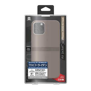 ѥݡ iPhone 12/12 Pro 6.1б Air jacket Clear Black ꥢ֥å PPBK-73