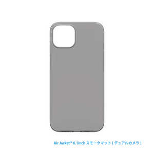 パワーサポート iPhone 2021 6.1inch 2眼対応 Air Jacket スモークマット POWER SUPPORT  PIPK70