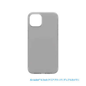 パワーサポート iPhone 2021 6.1inch 2眼対応 Air Jacket クリアブラック POWER SUPPORT PIPK73