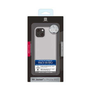 パワーサポート Air Jacket for iPhone 14 Smoke matte PFIK-70