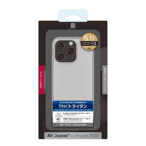 パワーサポート iPhone 15 Pro ケース SmokeMatte PJYT-70