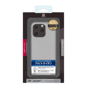 パワーサポート iPhone 15 Pro ケース ClearBlack PJYT-73 パワーサポート iPhone 15 Pro ケース ClearBlack PJYT-73