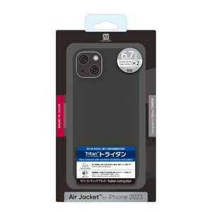パワーサポート iPhone 15 Plus ケース RubberBlac PJYM-72