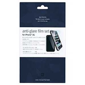 パワーサポート iPhone 3G用 液晶保護パッド アンチグレアフィルムセット(2枚入り) PPC-02