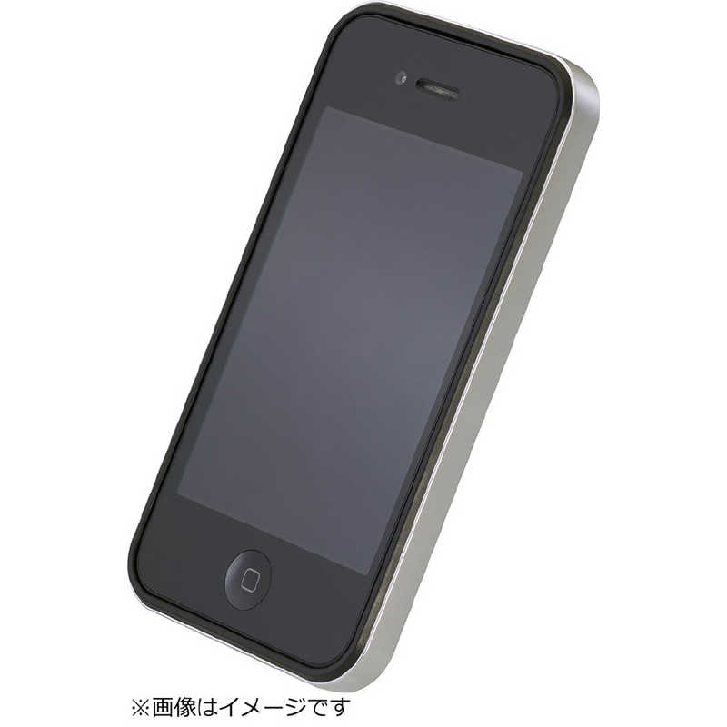 パワーサポート パワーサポート iPhone 4S/4用 フラットバンパーセット (シルバー) PHC-65 PHC-65