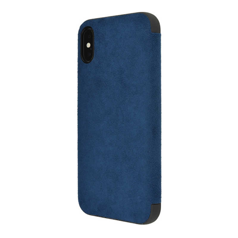 パワーサポート パワーサポート iPhone X用 Ultrasuede Flip case PGK-91 Blue PGK-91 Blue