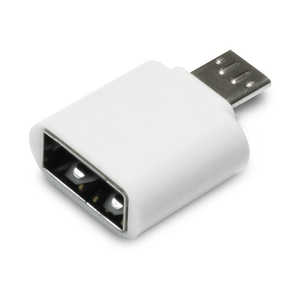 ܥȥ饹ȥƥΥ OTGͥ USB-A(᥹)-microUSB()ۥ磻 USB2.0/Х륯ѥåǡ Type-A᥹ /microB ۥ磻 OTGU2MB-WH