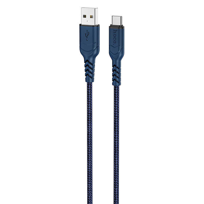 HOCO HOCO USBケーブル メッシュ 1.0m ブルー [ USB-A to USB-C ] ブルー X59ANTBTCBL X59ANTBTCBL