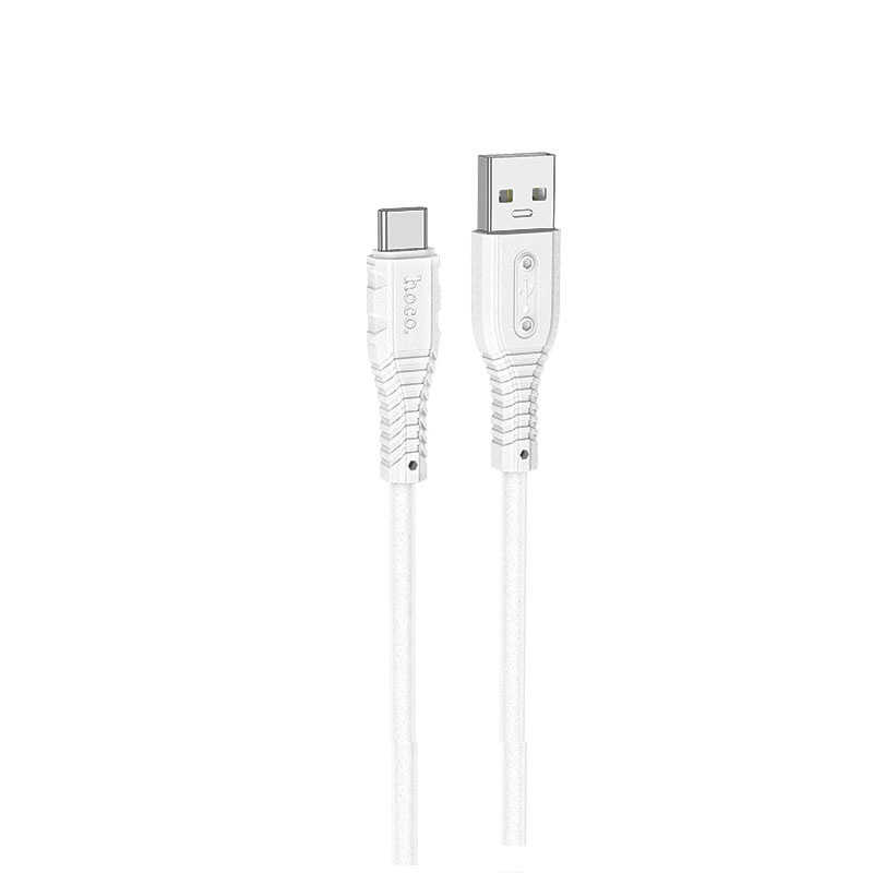 HOCO HOCO USBケーブル シリコン 1.0m ホワイト [ USB-C to USB-A ] ホワイト X67NANOSATWH X67NANOSATWH