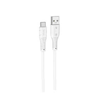 HOCO USBケーブル シリコン 1.0m ホワイト [ USB-C to USB-A ] ホワイト X67NANOSATWH
