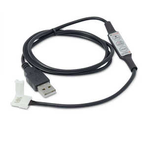 日本トラストテクノロジー テープLED RGB用USB連結ケーブル 4ピン 100cm ブラック TPLED4P-USB 日本トラストテクノロジー テープLED RGB用USB連結ケーブル 4ピン 100cm ブラック TPLED4P-USB