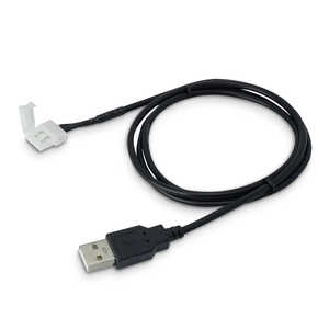 日本トラストテクノロジー テープLED単色用USB連結ケーブル 2ピン 100cm ブラック TPLED2P-USB 日本トラストテクノロジー テープLED単色用USB連結ケーブル 2ピン 100cm ブラック TPLED2P-USB
