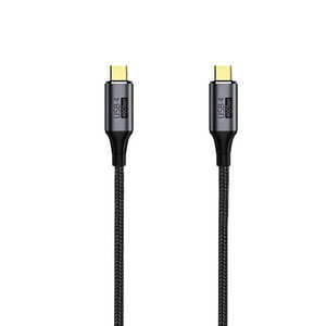 {gXgeNmW[ USB-C  USB-C P[u 0.3m mPD100W/ USB4.0 n mType-CIXEIXn ubN JTU4CC03-BK