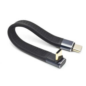 ܥȥ饹ȥƥΥ USB-C 硼ȥ֥ 13cm եåȥ ľLSLIM PD240W/ USB4.0 Type-C ֥å TCTCSC-UD-SLIM