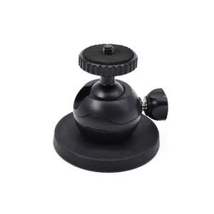 日本トラストテクノロジー マグネットカメラスタンドM ［1/4インチネジ搭載雲台/直径66mm/耐荷重2kg］ ブラック MAGCAMST-M