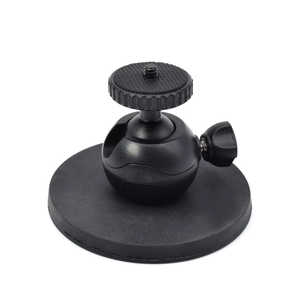 日本トラストテクノロジー マグネットカメラスタンドL ［1/4インチネジ搭載雲台/直径88mm/耐荷重5kg］ ブラック MAGCAMST-L