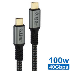 ܥȥ饹ȥƥΥ USB-C ֥ 1m PD100W / USB4.0 Type-C / USB Power Deliveryб 졼 JTU4S100-CC