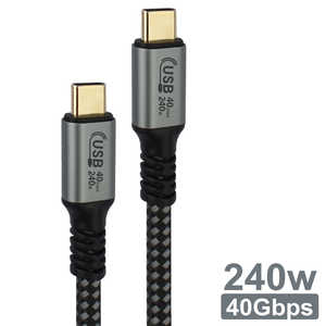 ܥȥ饹ȥƥΥ USB-C ֥ 1m PD240W / USB4.0 Type-C / USB Power Deliveryб 졼 JTU4S240-CC