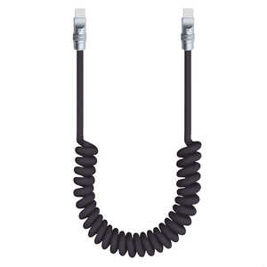 ���{�g���X�g�e�N�m���W�[ USB-C �P�[�u�� �V���R���R�C���P�[�u�� 1.5m �m USB Power Delivery�Ή� �n �u���b�N JT-COIL100WCC-BK