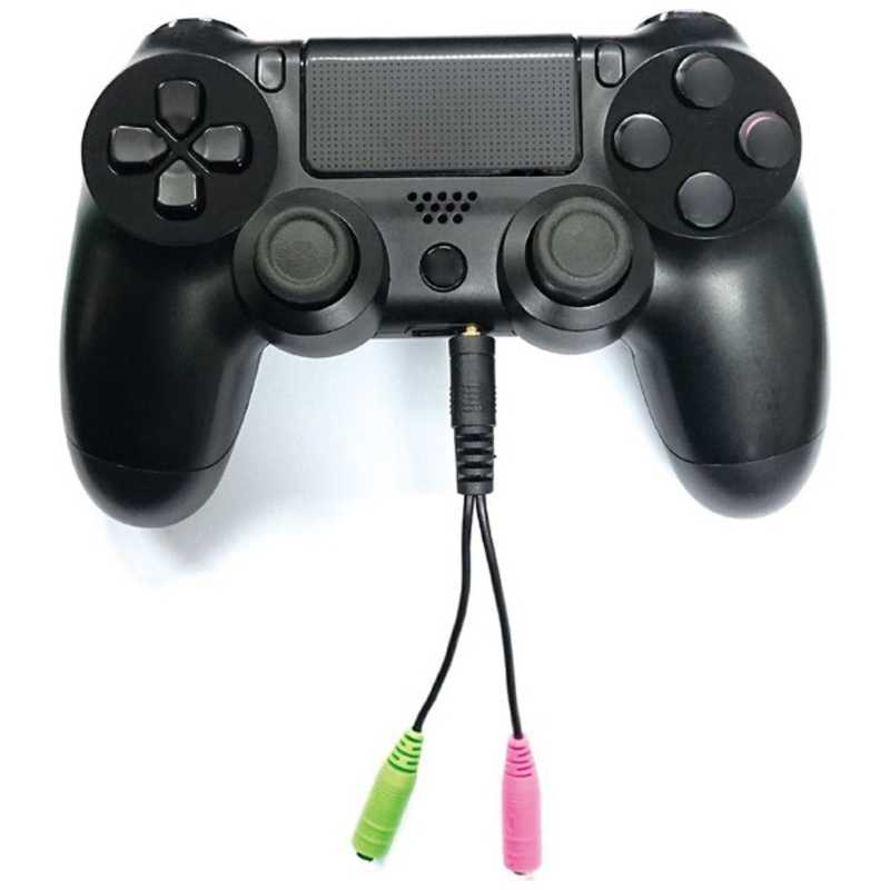 アクラス アクラス PS4コントローラー用 マイク スピーカー変換アダプタ PS4コントロｰラｰヨウマイクスピｰカ PS4コントロｰラｰヨウマイクスピｰカ