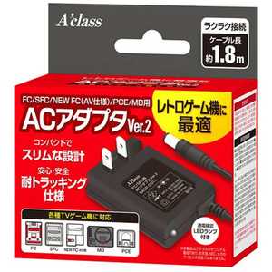 アクラス ACアダプタ FC SFC NEWFC PCE MD用 SASP-0311 FCSFCNEWFCACアダプタ