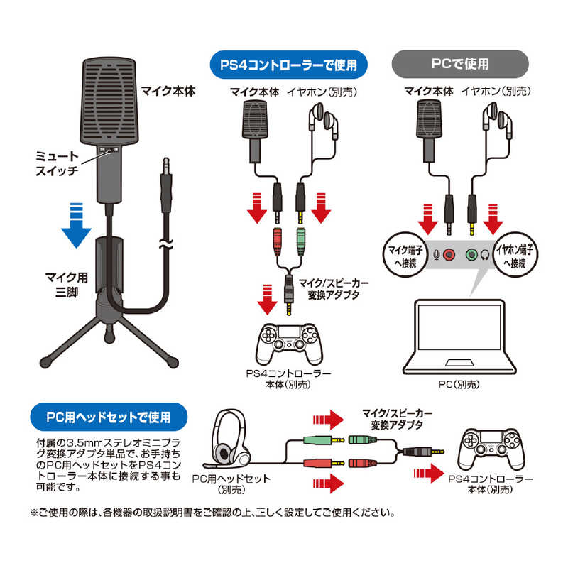 アクラス アクラス PS4 PC 各種ゲーム機用実況＆ボイチャマイク  