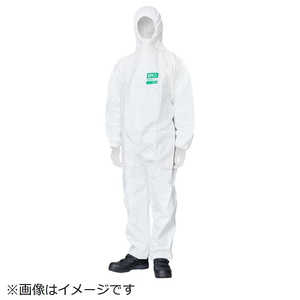 日光物産 化学防護服 M ホワイト B5540 日光物産 化学防護服 M ホワイト B5540