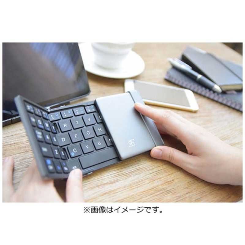 3E 3E 【スマホ／タブレット対応】ワイヤレスキーボード［Bluetooth3.0・Android／iOS／Win／バックライト付き］　折りたたみ式 充電式 （英語78キー）　3E-BKY1-WH 3E-BKY1-WH 3E-BKY1-WH