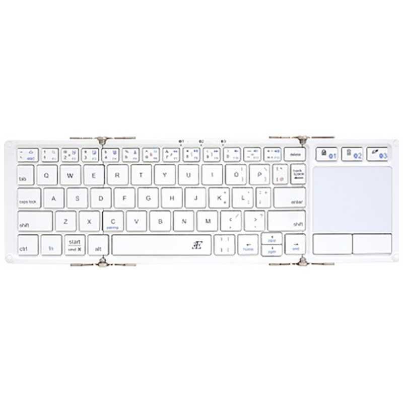 3E 3E ワイヤレスキーボード[Bluetooth･Android/iOS/Win](英語65キー) 3E-BKY5-WH (ホワイト) 3E-BKY5-WH (ホワイト)