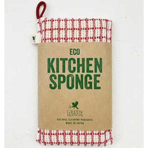 GREENMOTION ECO KITCHEN SPONGE GREEN MOTION レッド GM-023RD