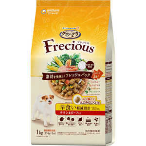 ユニチャーム グラン・デリ Frecious 早食い軽減設計 チキン&ビーフ入り 1kg ユニチャーム グラン・デリ Frecious 早食い軽減設計 チキン&ビーフ入り 1kg