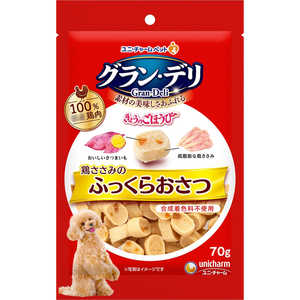 ユニチャーム グラン・デリ きょうのごほうび 鶏ささみのふっくらおさつ 70g ユニチャーム グラン・デリ きょうのごほうび 鶏ささみのふっくらおさつ 70g