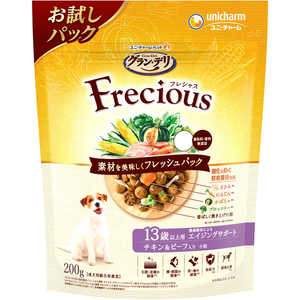 ユニチャーム グラン・デリ Frecious(フレシャス)13歳以上用 チキン&ビーフ入り お試しパック200g ユニチャーム グラン・デリ Frecious(フレシャス)13歳以上用 チキン&ビーフ入り お試しパック200g
